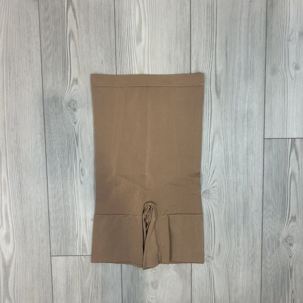 NEW Oncore High-Waisted Mid-Thigh Spanx Women's Large Cafe Au Lait 26887